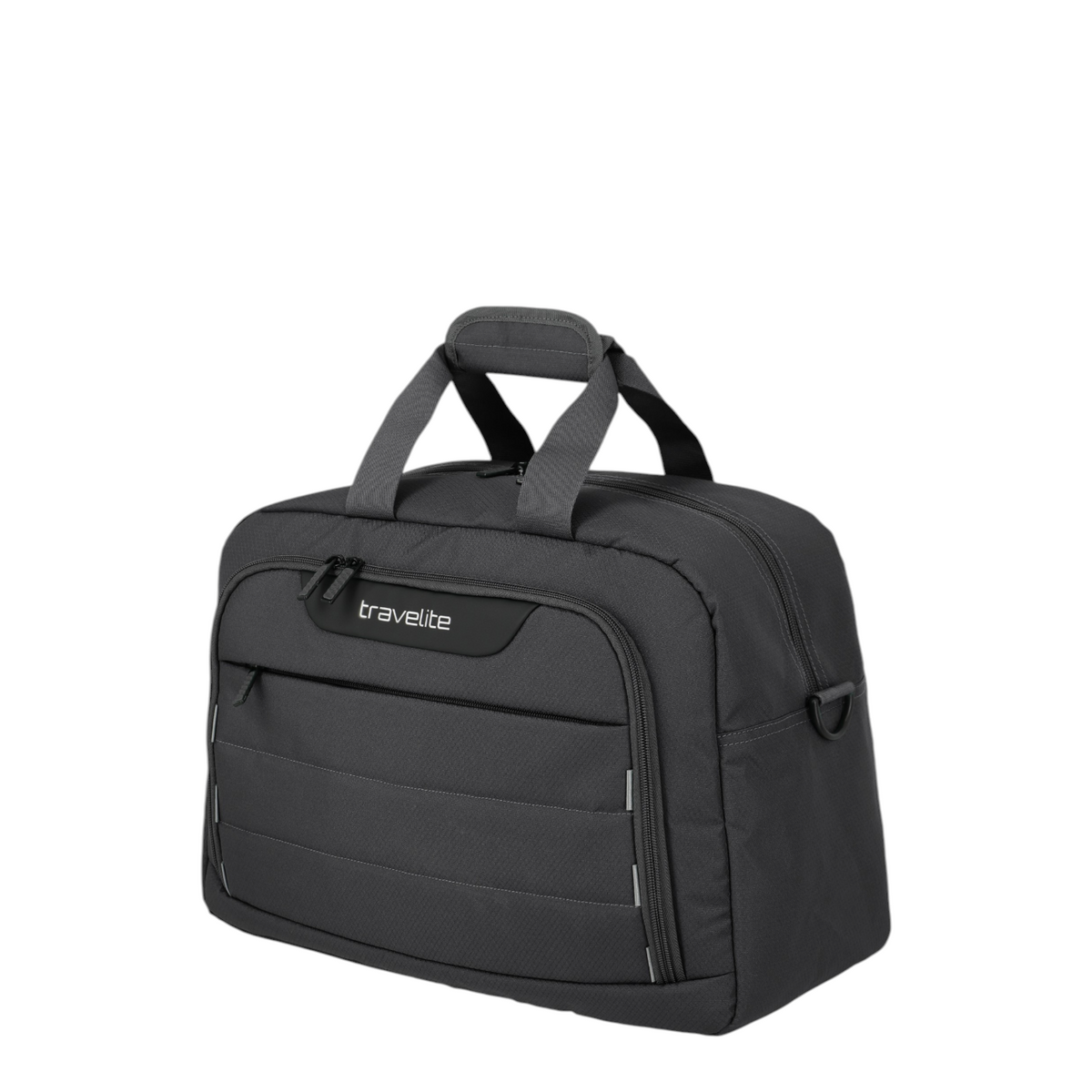 Lieblingstasche Skaii Weekender travel bag in black with front zip pocket and durable carry handles