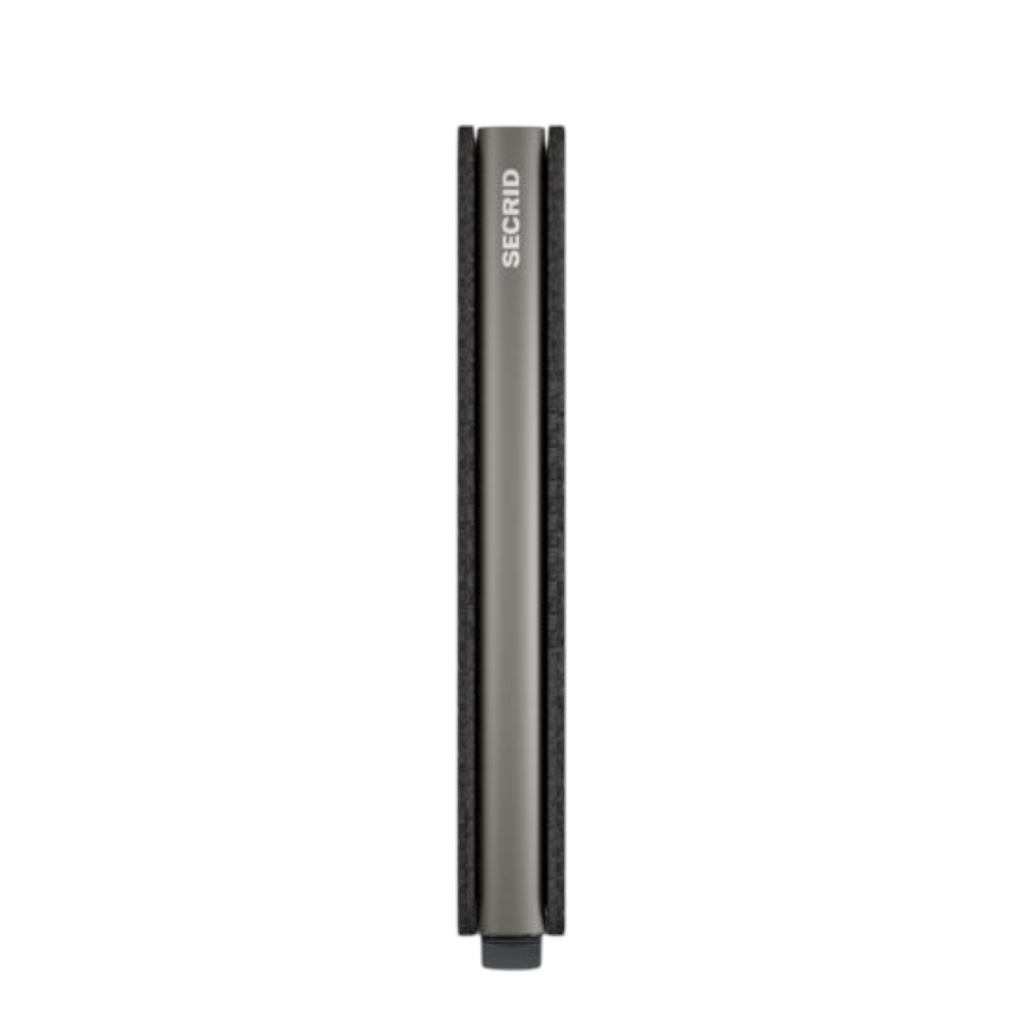 Lieblingstasche Slimwallet Pyramid in dark grey featuring a sleek metallic profile and minimalist design
