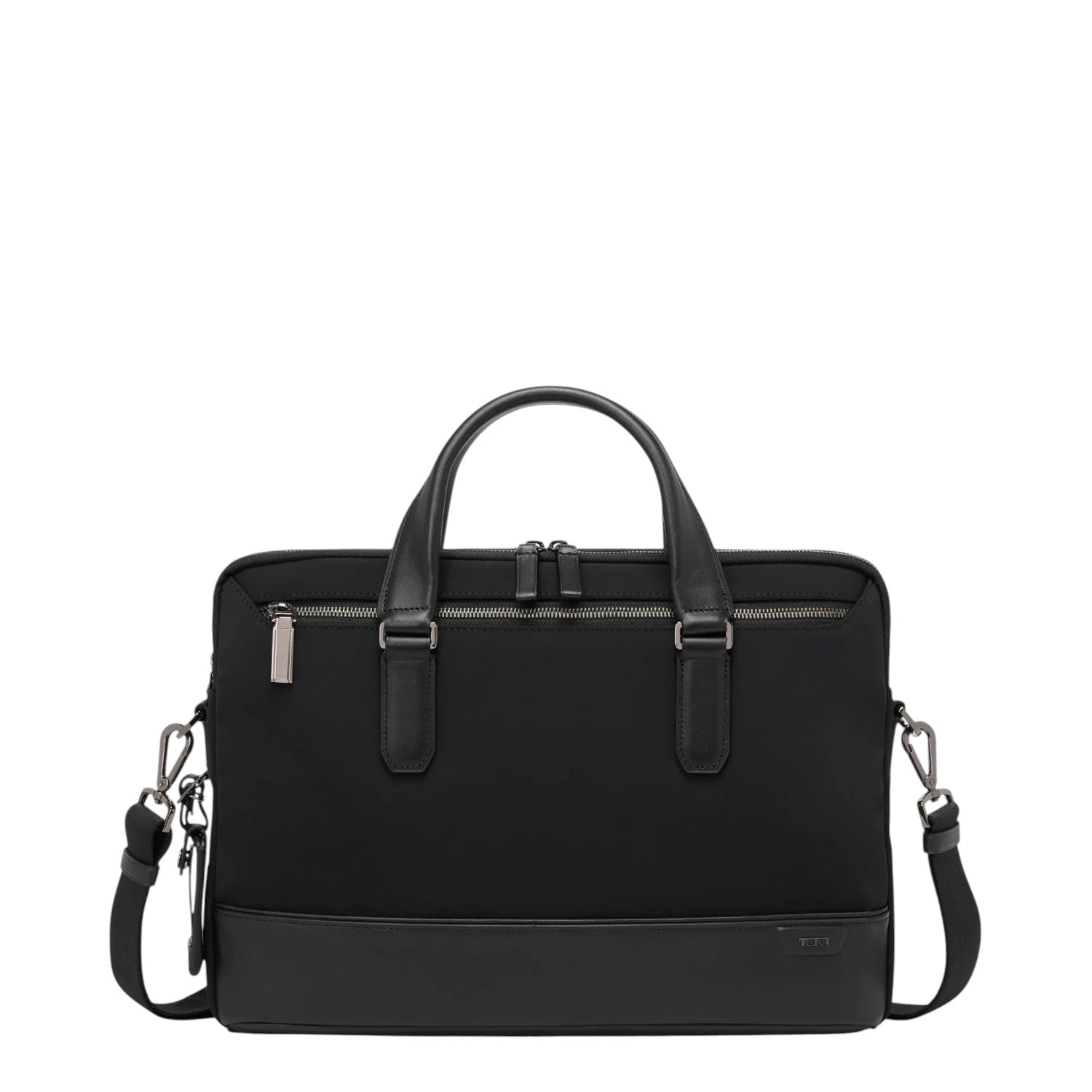 Lieblingstasche Tumi Harrison Sycamore slim black nylon briefcase with leather trim and detachable shoulder strap
