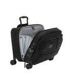 Lieblingstasche Tumi Alpha DLX black wheeled laptop brief with open interior compartments and telescopic handle