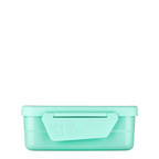 Lieblingstasche mint green stainless steel lunch box with It's Up To You embossed on the secure locking lid