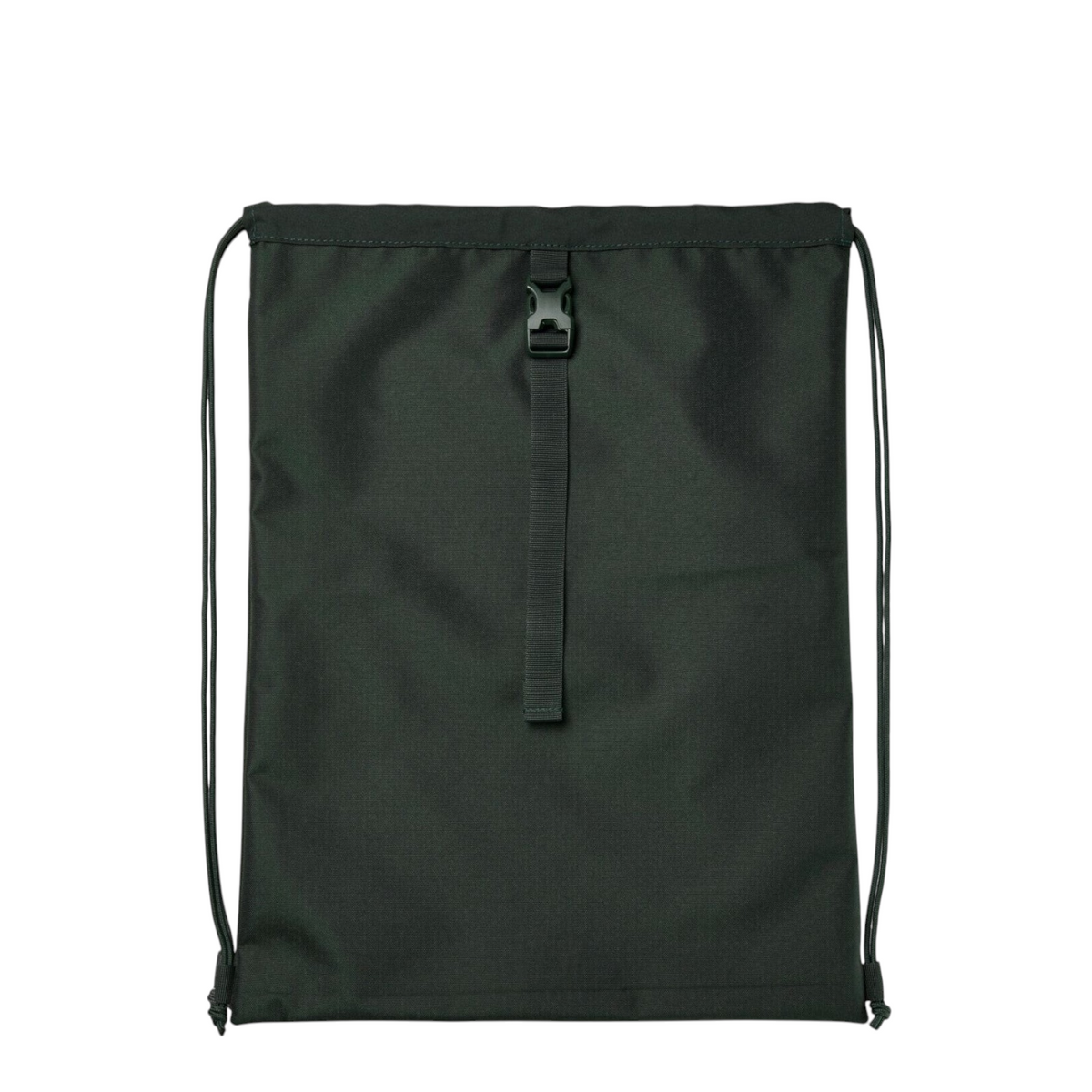 Lieblingstasche Satch drawstring sports bag in black with a central buckle strap for school and gym gear