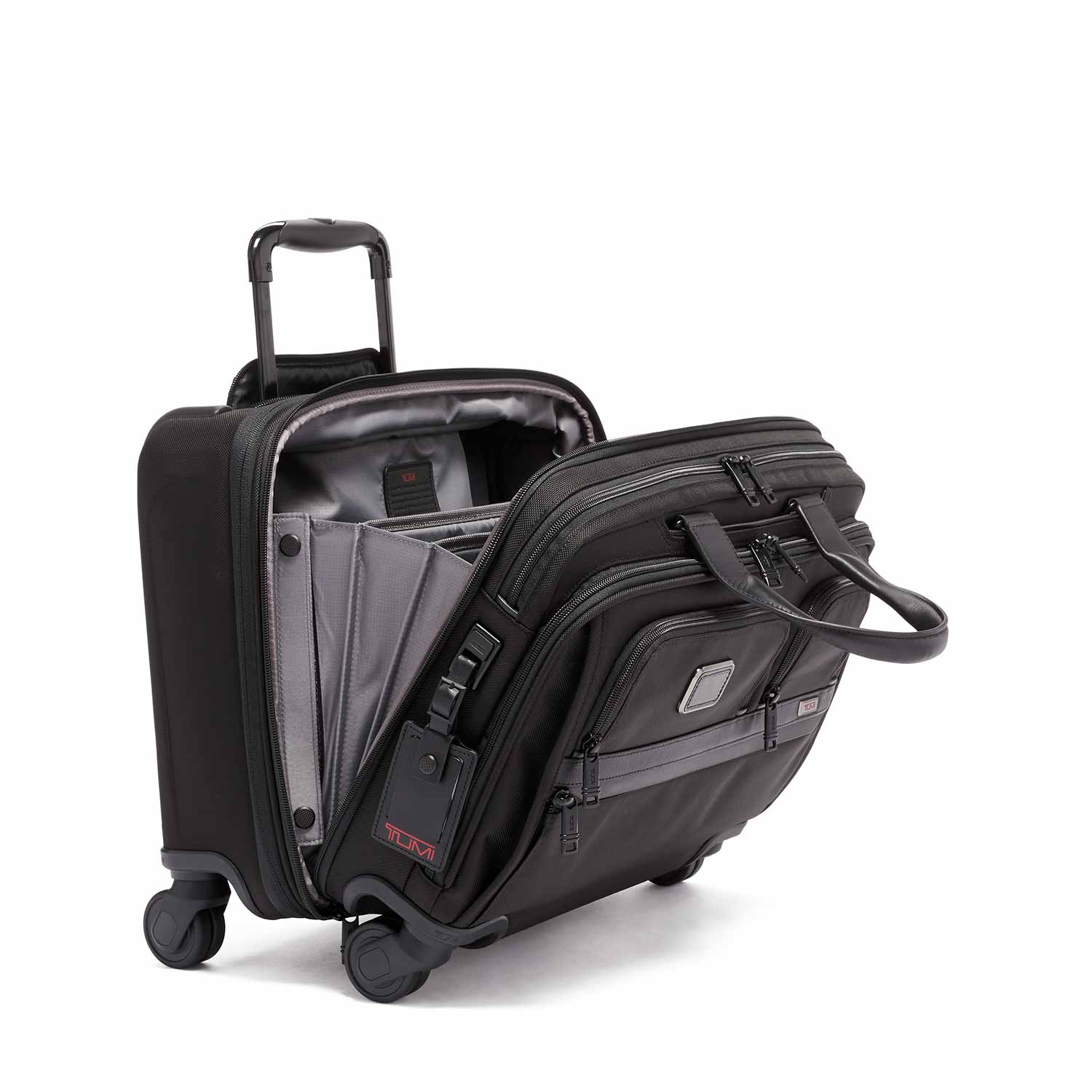 Tumi Alpha DLX 4 Wheeled Laptop Case Brief
