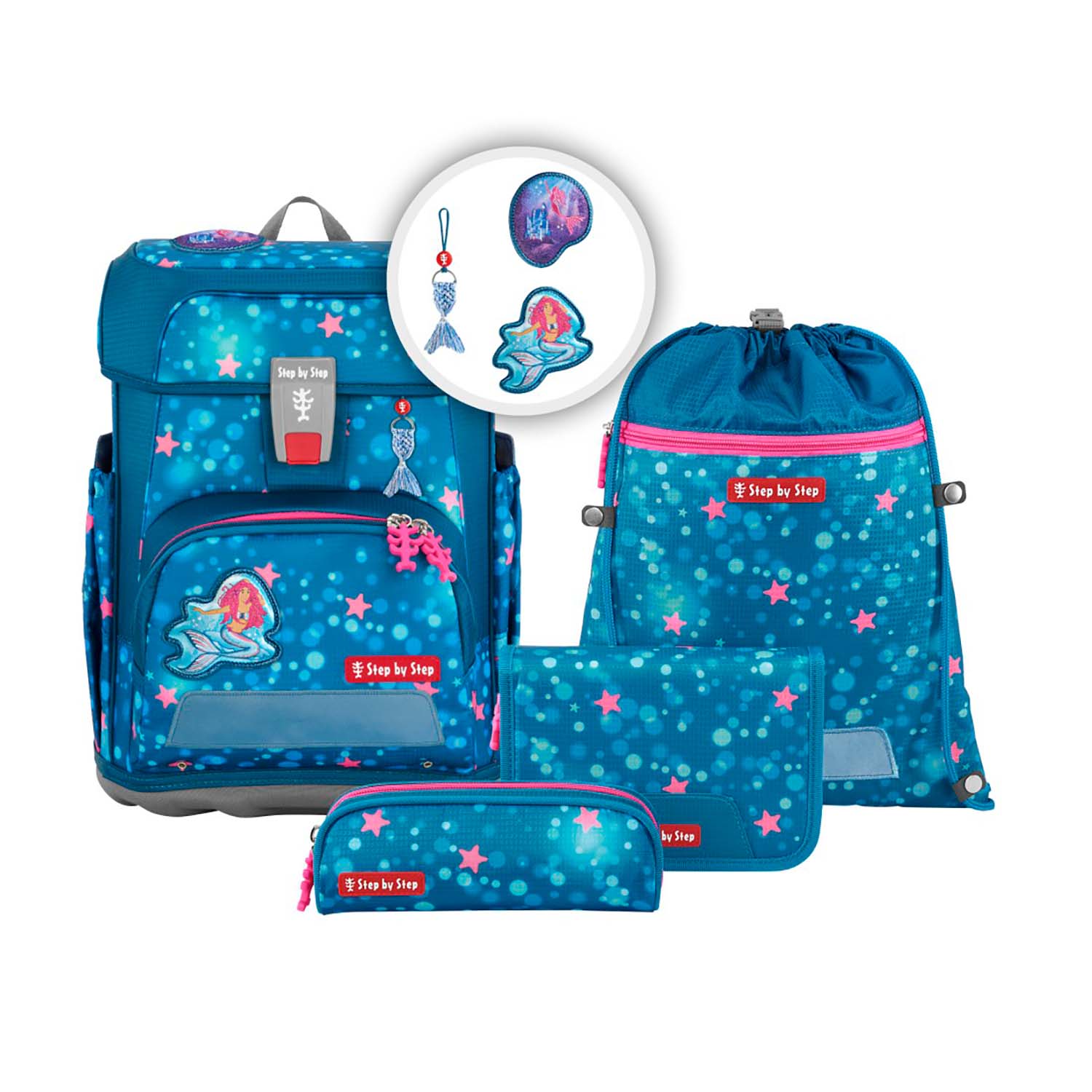 Step-by-Step_Cloud-Schulranzen-Set_00213425_Mermaid-Lola Step by Step CLOUD Schulranzen-Set