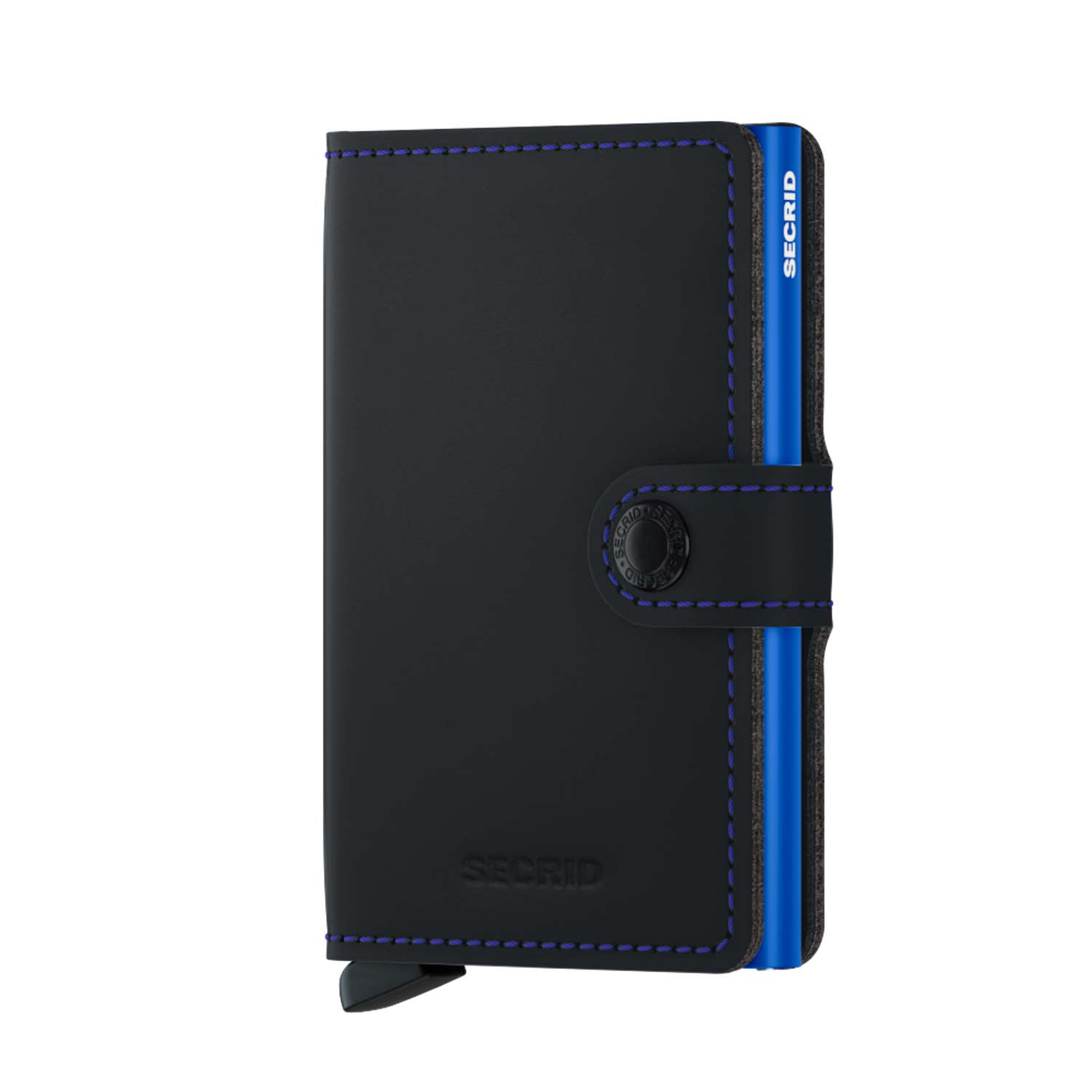 Secrid_Miniwallet_Matte_BlackBlue_Front Secrid Miniwallet Matte